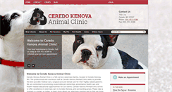 Desktop Screenshot of ceredokenovaanimalclinic.com