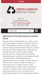 Mobile Screenshot of ceredokenovaanimalclinic.com